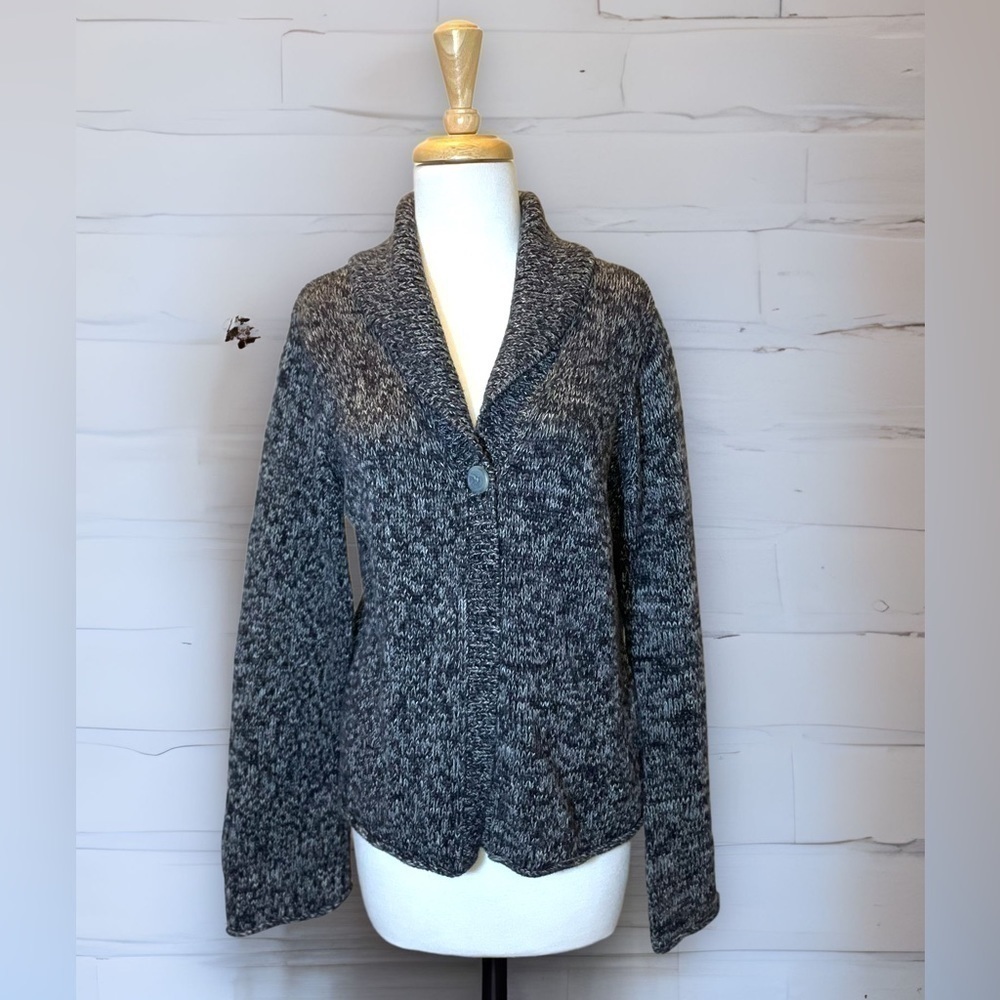 GREY Knitted Cotton Cardigan by Calvin Klein Jeans